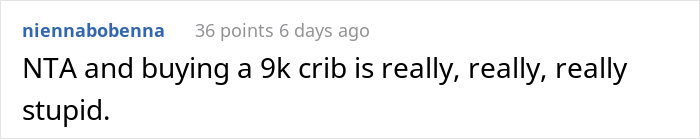 "She Calls Me Selfish": Spoiled Mother Wants An $8k Baby Crib, Her Sister Refuses, Starting A Family Drama