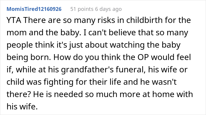 "Am I The Jerk For Wanting To Go Somewhere While My Wife Is Almost Due?"