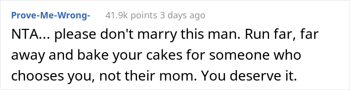 Woman Asks Folks Online If She&rsquo;s A Jerk For Taking The Cake She Baked For Her Fiance And Leaving His B-Day Party After His Mom Stole Her Thunder