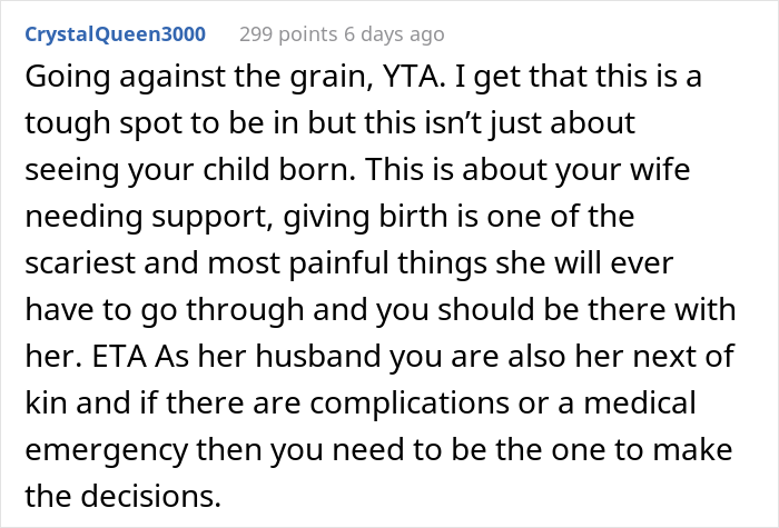 "Am I The Jerk For Wanting To Go Somewhere While My Wife Is Almost Due?"