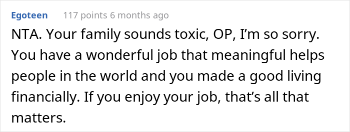 Woman Asks If She Was Wrong For Bringing Up The Fact That She Earns More Than Her Siblings To Her Parents When They Tell Her To Get A &lsquo;Real Job&rsquo;