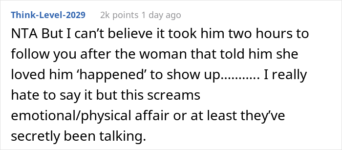 Wife Offers Her Seat To Husband's Female Friend Who Previously Confessed She Had Feelings For Him And Goes Home, Husband Is Mad She Ruined His 30th Birthday