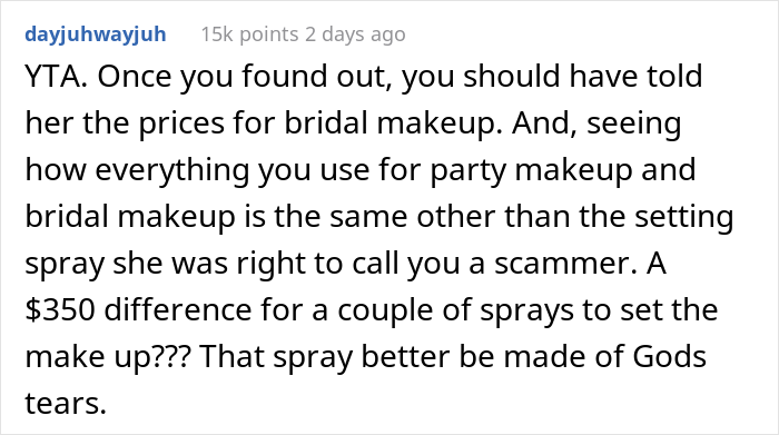 Makeup Artist Charges Woman $500 Instead Of $150 After Finding Out She&rsquo;s A Bride, Asks If They&rsquo;re A Jerk