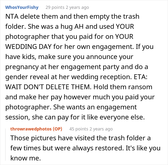 Bride Considers Deleting Her Friend's Engagement Photos, The Internet Supports Her - 26