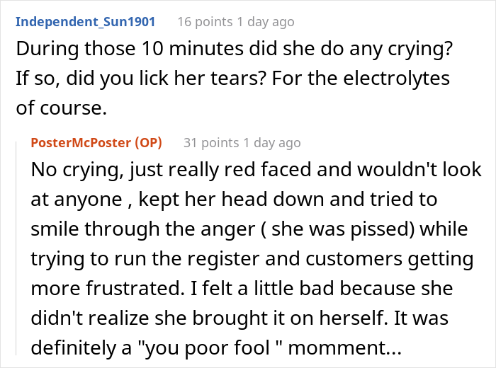 “I Took Out My Store Keys And Handed Them To Her, Much To Her Surprise”: Employee Quits On The Spot, Boss Calls The Cops For Some Reason - 21