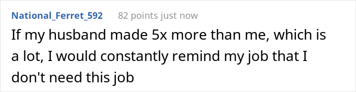 &ldquo;AITA For Telling My Wife My Job Has To Come Before Hers?&rdquo;