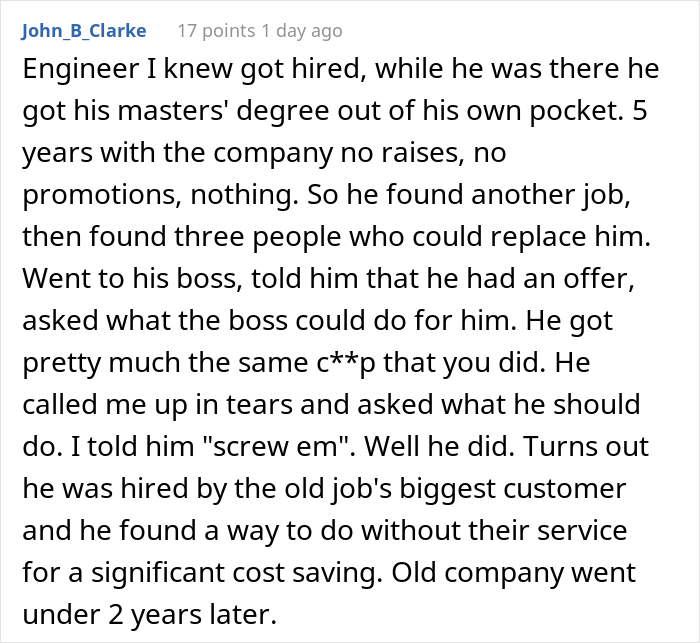 Boss Feels 'Disrespected' And 'Disappointed' After Exhausted Employee Of 4 Years Hands In His Notice