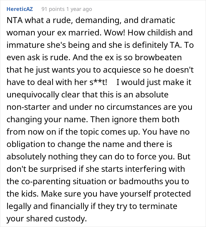 Man Contacts Ex Asking Her To Reconsider After She Refused To Change Her Surname When His New Wife Demanded Her To Do So - 28