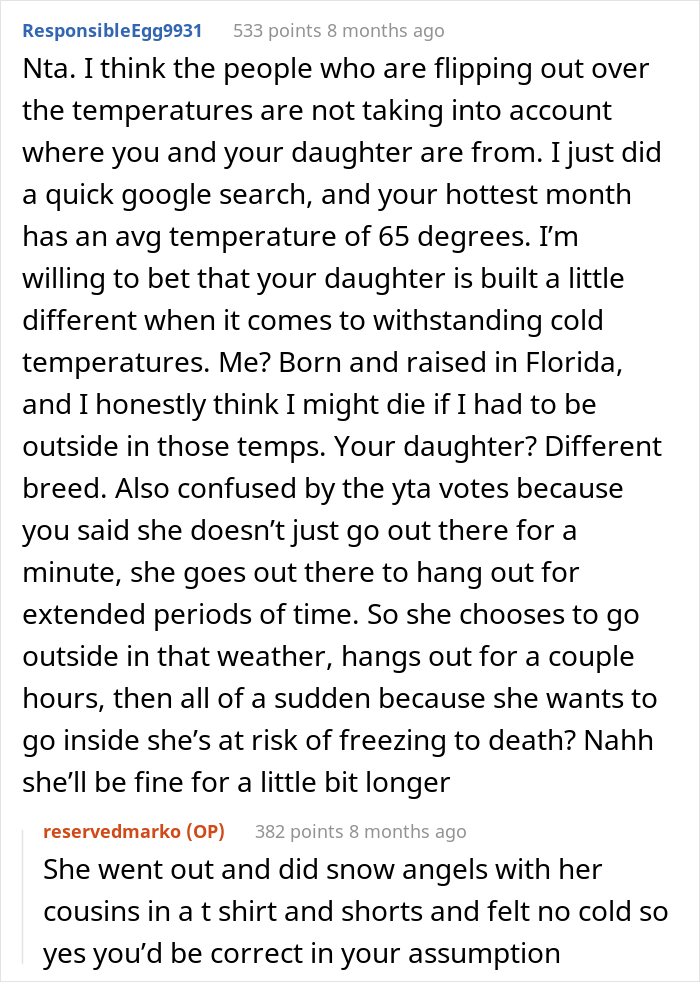 Dad Leaves Daughter On The Roof In 18°F Weather For 2 Hours To Teach Her A Lesson, Wonders If He's The Jerk - 22