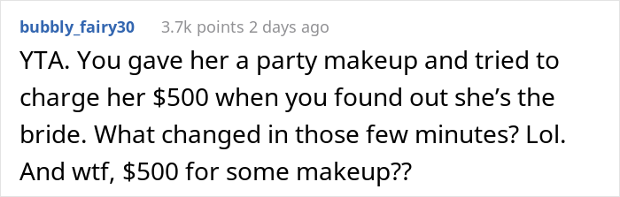 Makeup Artist Charges Woman $500 Instead Of $150 After Finding Out She&rsquo;s A Bride, Asks If They&rsquo;re A Jerk