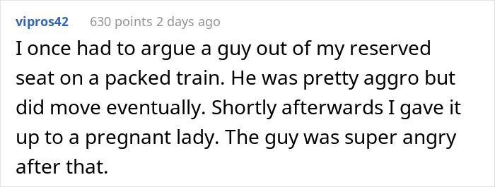 Guy&rsquo;s Booked Train Seat Gets Taken By Arrogant Passenger, He Does The Same With First Class Seat Because The Conductor Couldn&rsquo;t Help Him About It