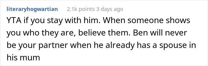 Woman Asks Folks Online If She&rsquo;s A Jerk For Taking The Cake She Baked For Her Fiance And Leaving His B-Day Party After His Mom Stole Her Thunder