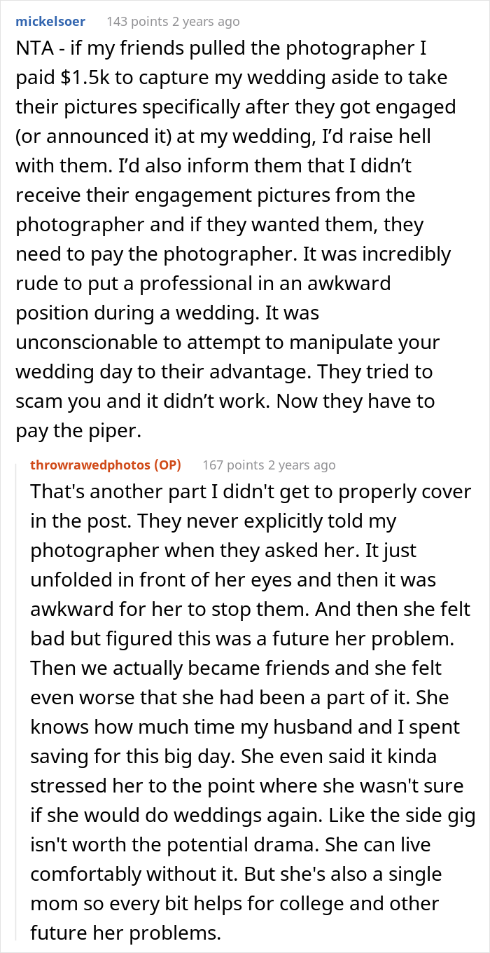 Bride Considers Deleting Her Friend's Engagement Photos, The Internet Supports Her - 22