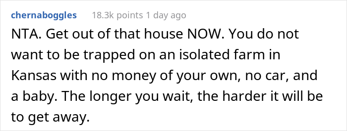 Woman Gets Into Fight With Husband And His Family After Refusing To Be A Stay-At-Home Mom, Asks The Internet For Advice - 18