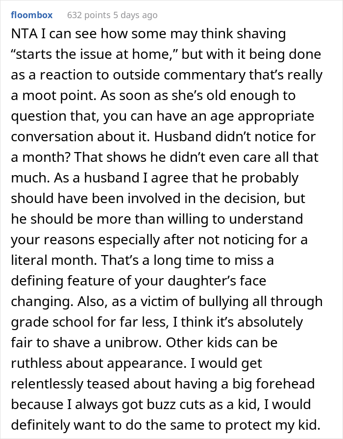 “Am I The Jerk For Shaving My Baby’s Unibrow?” - 15
