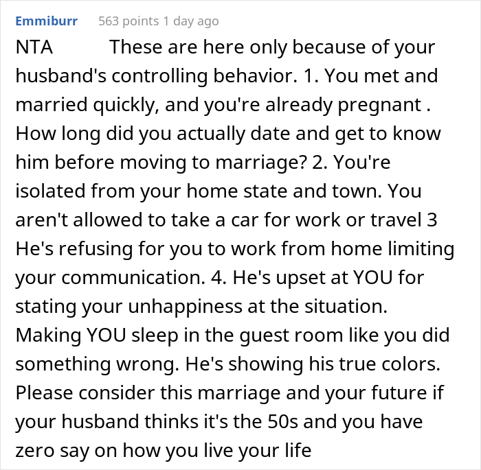 Woman Gets Into Fight With Husband And His Family After Refusing To Be A Stay-At-Home Mom, Asks The Internet For Advice - 26