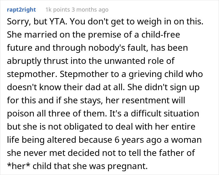 Woman Divorces Her Husband Because He Suddenly Has A Child, Gets Called The Jerk - 14