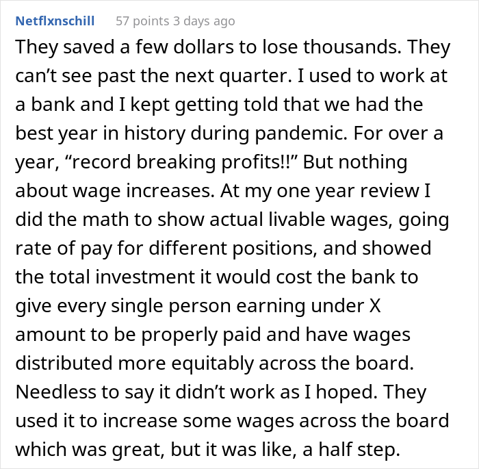 Company That Made $15 Million In Profit Refuses To Give Worker A Well-Deserved Raise, So They Quit And Everyone Else Follows Suit - 21