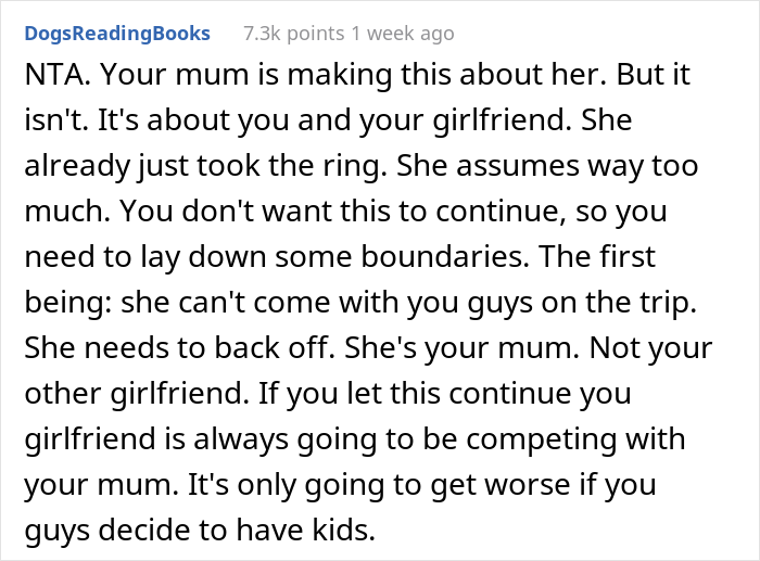 Guy Plans To Pop The Question During A Long-Awaited Vacation, Mother Throws A Tantrum Because He Refused To Take Her - 12