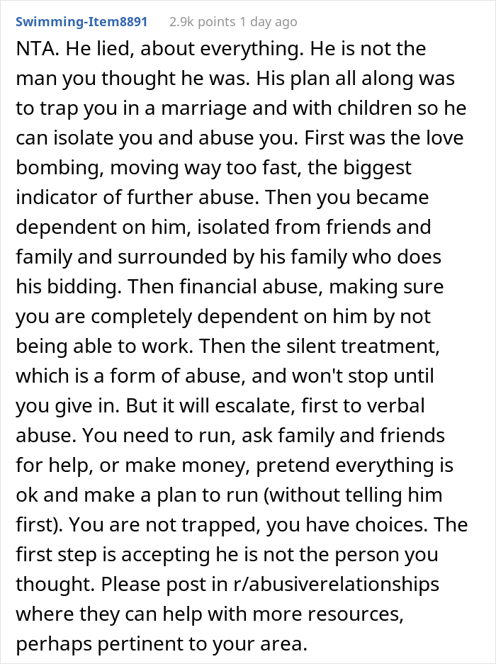 Woman Gets Into Fight With Husband And His Family After Refusing To Be A Stay-At-Home Mom, Asks The Internet For Advice - 21