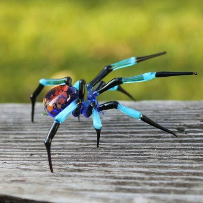I Am A Ukrainian Artist, Who Can Make Glass Spiders Of Any Kind, Even Those That Exist Only In The Movies