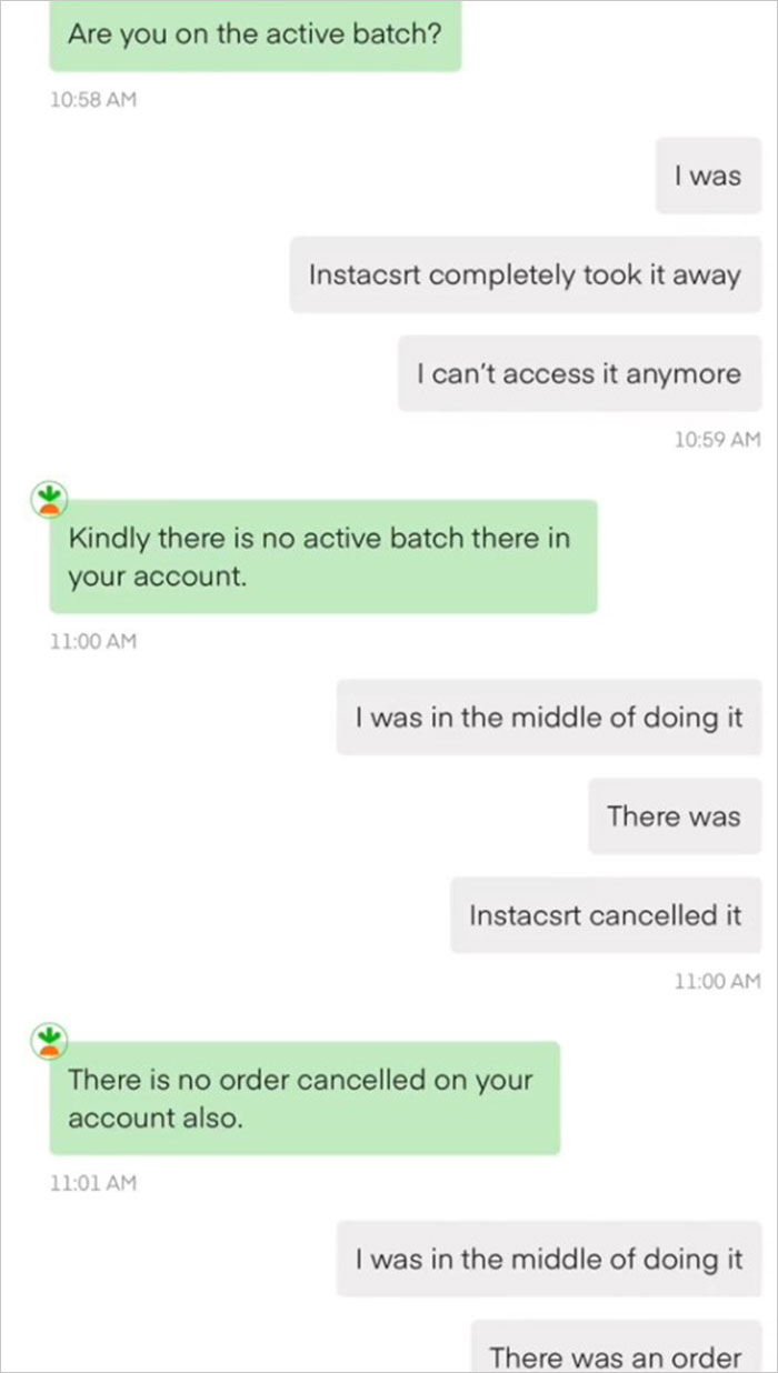 Woman Is Livid After Her 125-Item Instacart Order Is Canceled In The Middle Of Shopping, Takes It To TikTok And Goes Viral With Nearly 360K Views