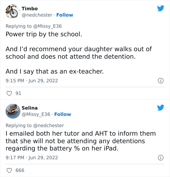 &ldquo;Has Anyone Heard Of Such Nonsense?&rdquo;: Mum Is Left Dumbstruck After Daughter Gets Detention Because Her iPad Was On 93% Battery