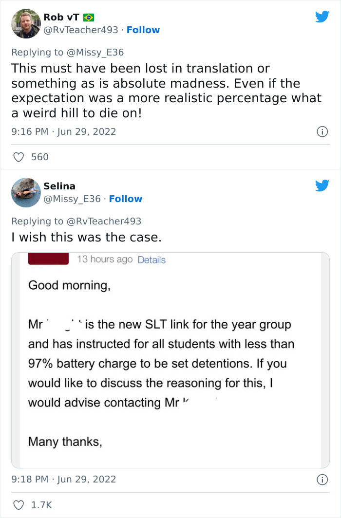 &ldquo;Has Anyone Heard Of Such Nonsense?&rdquo;: Mum Is Left Dumbstruck After Daughter Gets Detention Because Her iPad Was On 93% Battery