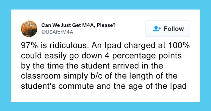 “Has Anyone Heard Of Such Nonsense?”: Mum Is Left Dumbstruck After Daughter Gets Detention Because Her iPad Was On 93% Battery