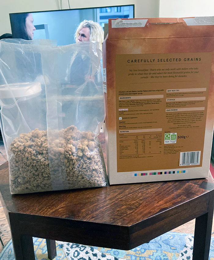 The Packaging vs. The Cereal