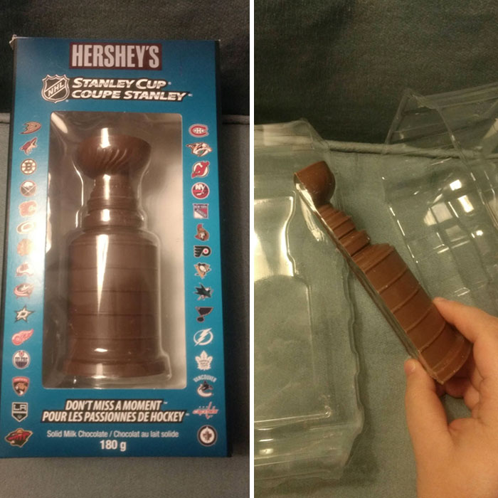 Buying A Solid Milk Chocolate Stanley Cup? Surely You Only Expected Half Of One