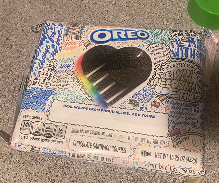 These Were Like $1.50 More Than The Other Oreos Just Because Of The Pride Packaging (No It’s Not Going To Any Charity)