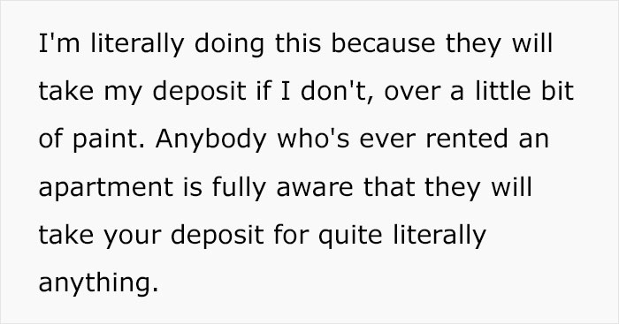 “I’m Literally Doing This Because They Will Take My Deposit”: Tenant Vents About The Reality Of Renting, Says Landlords Will Take Deposits For “Anything” “I’m Literally Doing This Because They Will Take My Deposit”: Tenant Vents About The Reality Of Renting, Says Landlords Will Take Deposits For “Anything”