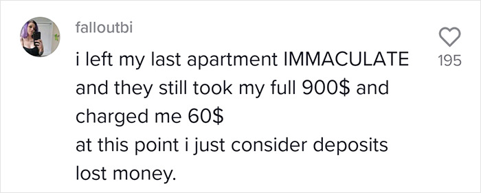 “I’m Literally Doing This Because They Will Take My Deposit”: Tenant Vents About The Reality Of Renting, Says Landlords Will Take Deposits For “Anything” “I’m Literally Doing This Because They Will Take My Deposit”: Tenant Vents About The Reality Of Renting, Says Landlords Will Take Deposits For “Anything”