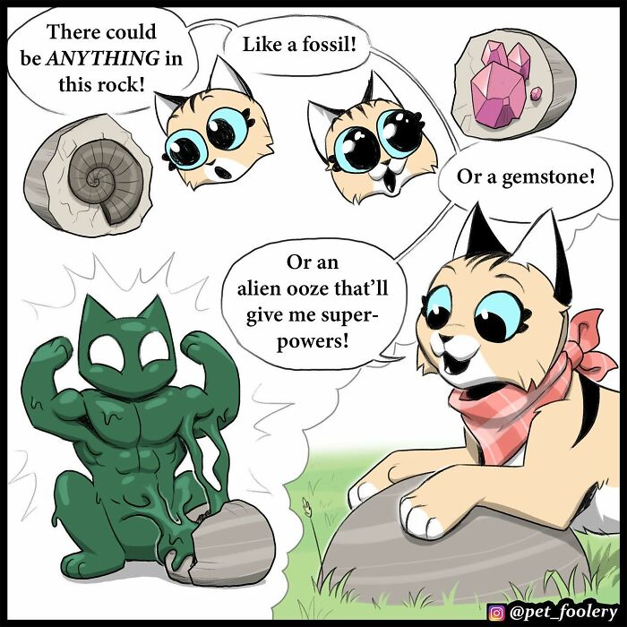Artist Illustrates True Animal Friendship Between Pixie And Brutus, And Here Are 9 Of His Newest Comic Strips - 9