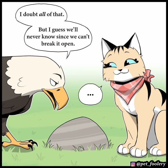 Artist Illustrates True Animal Friendship Between Pixie And Brutus, And Here Are 9 Of His Newest Comic Strips - 10