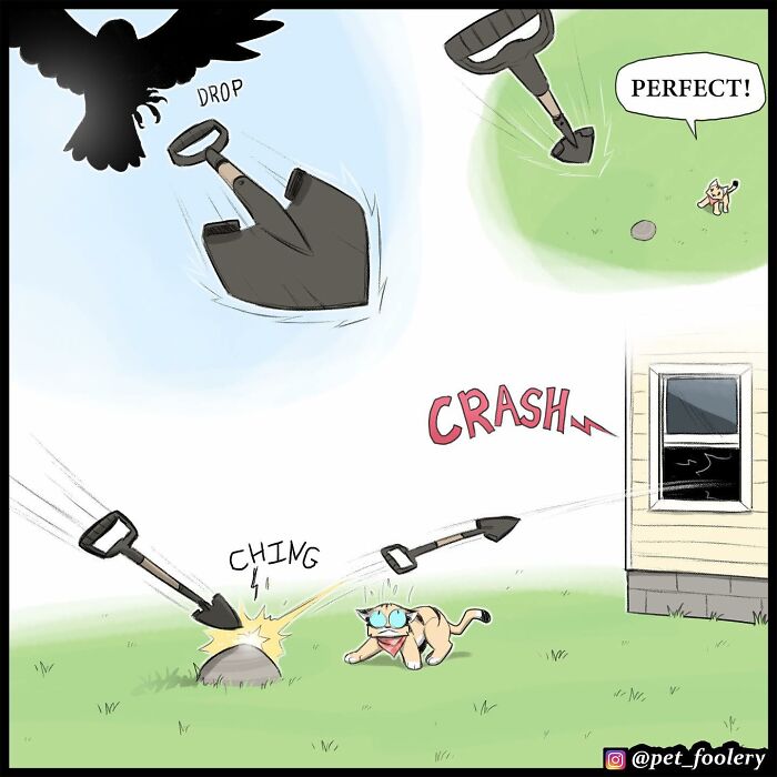 Artist Illustrates True Animal Friendship Between Pixie And Brutus, And Here Are 9 Of His Newest Comic Strips - 14