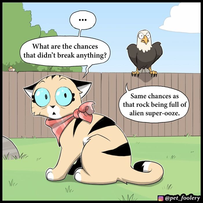 Artist Illustrates True Animal Friendship Between Pixie And Brutus, And Here Are 9 Of His Newest Comic Strips - 15