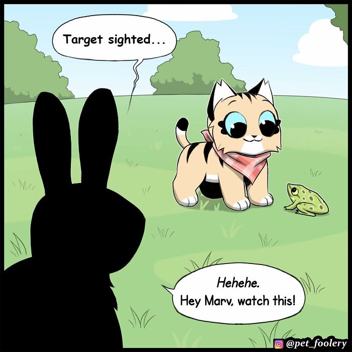 Artist Illustrates True Animal Friendship Between Pixie And Brutus, And Here Are 9 Of His Newest Comic Strips - 16