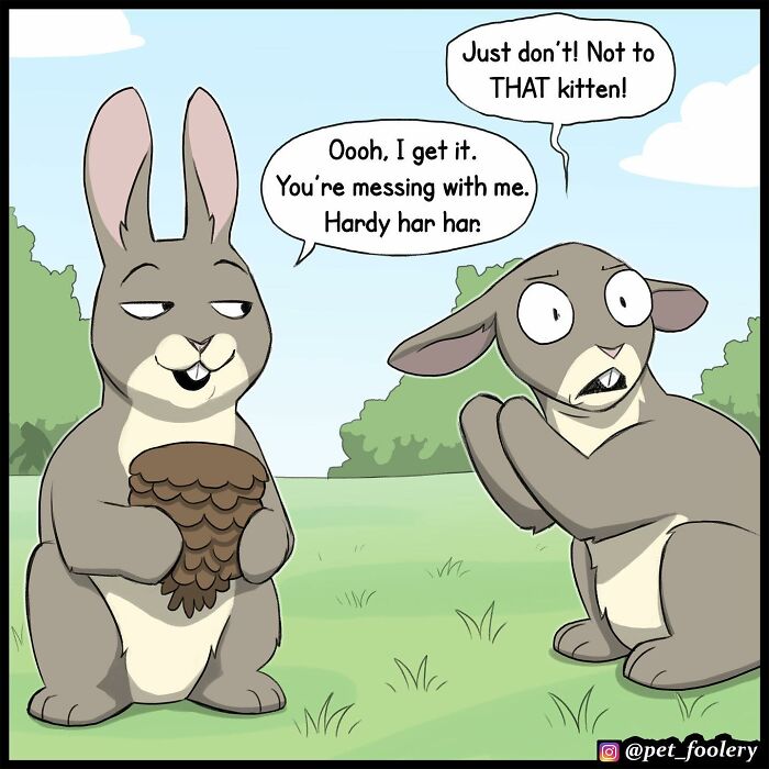 Artist Illustrates True Animal Friendship Between Pixie And Brutus, And Here Are 9 Of His Newest Comic Strips - 18