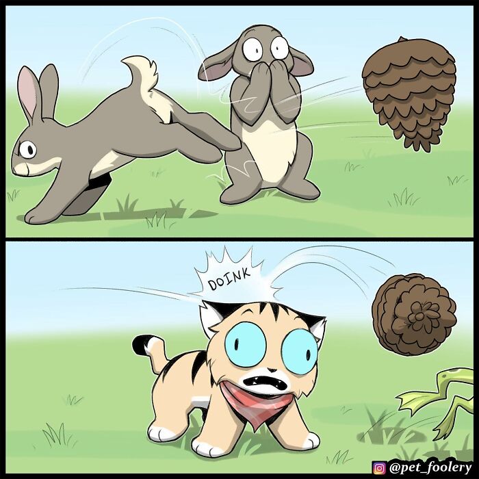 Artist Illustrates True Animal Friendship Between Pixie And Brutus, And Here Are 9 Of His Newest Comic Strips - 19