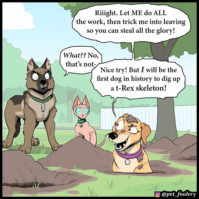 Artist Illustrates True Animal Friendship Between Pixie And Brutus, And Here Are 9 Of His Newest Comic Strips - 28