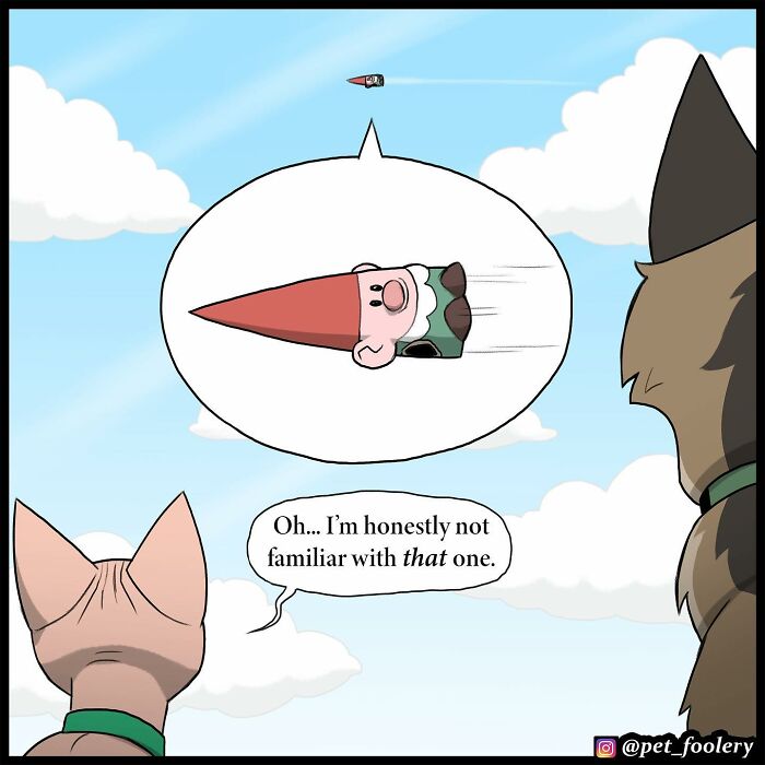 Artist Illustrates True Animal Friendship Between Pixie And Brutus, And Here Are 9 Of His Newest Comic Strips - 38