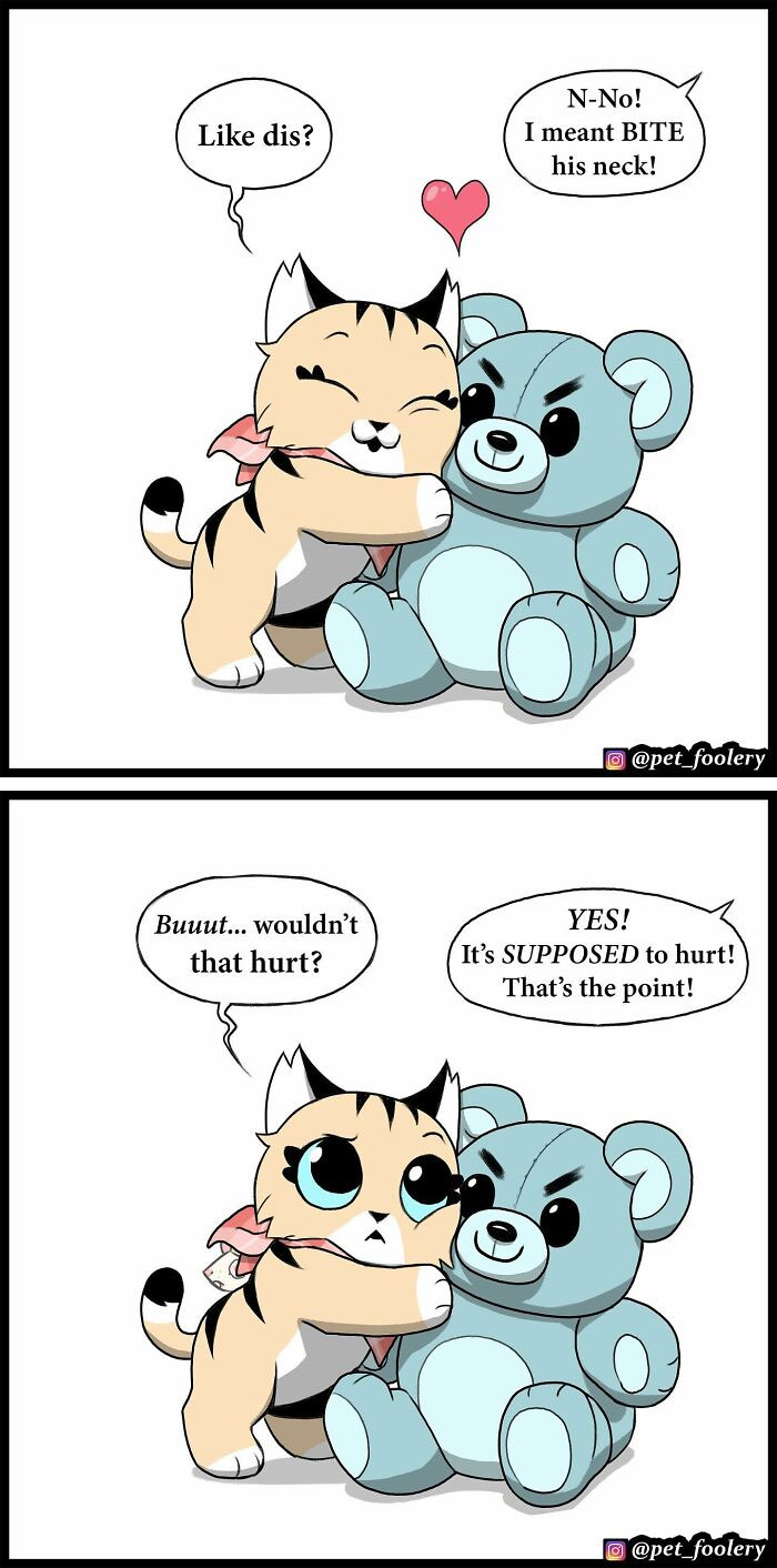 Artist Illustrates True Animal Friendship Between Pixie And Brutus, And Here Are 9 Of His Newest Comic Strips - 49