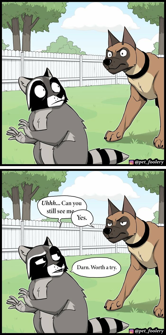 Artist Illustrates True Animal Friendship Between Pixie And Brutus, And Here Are 9 Of His Newest Comic Strips - 42