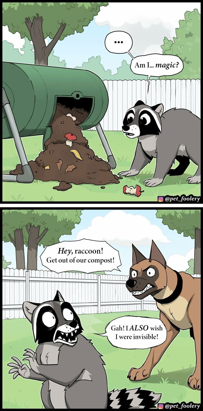 Artist Illustrates True Animal Friendship Between Pixie And Brutus, And Here Are 9 Of His Newest Comic Strips - 41