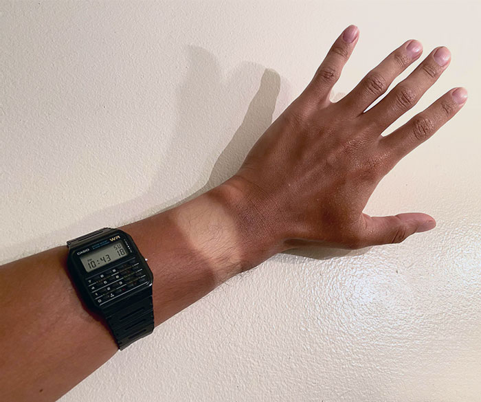 Didn't Take Off My Calculator Watch At The Beach