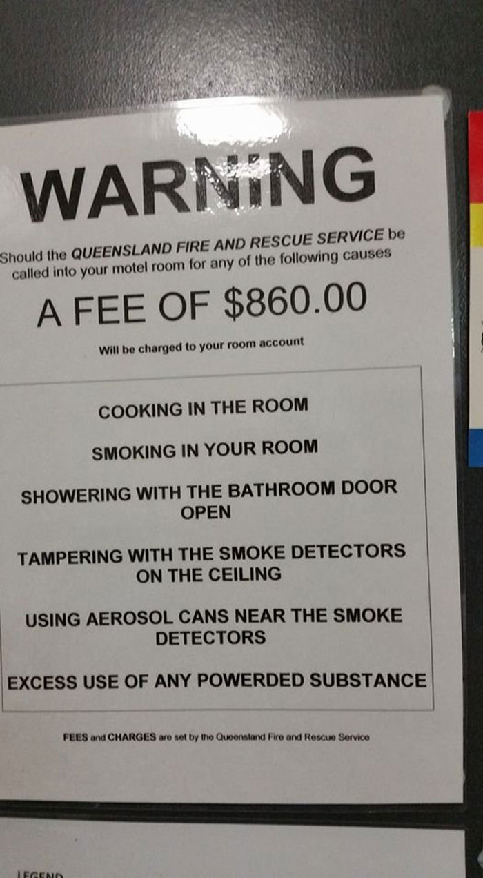 One Night In Abject Fear, Not Feeling Welcome At All. Especially Worried That We Might Have Power Ded Substances Without Knowing It