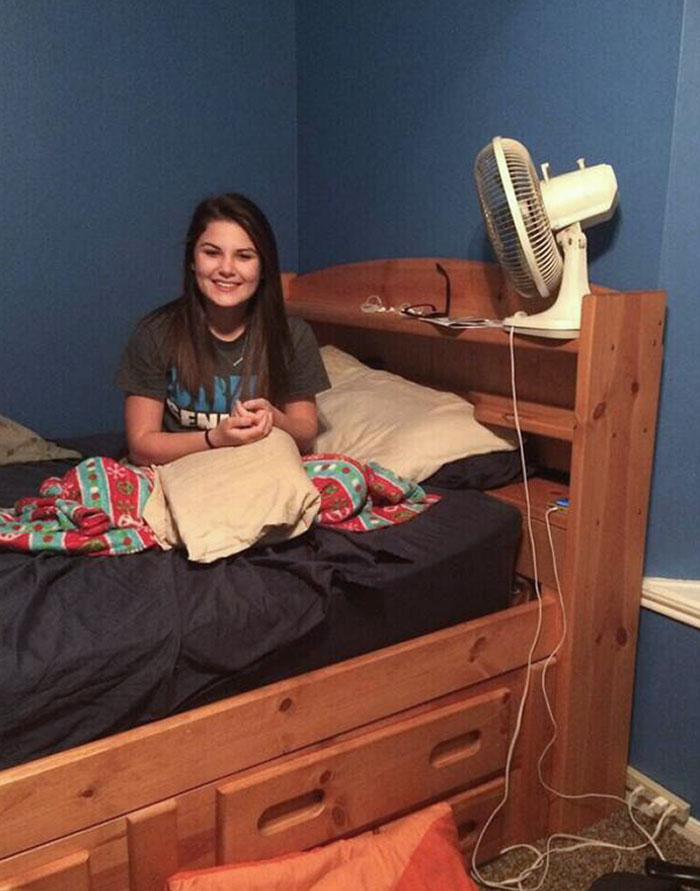 Oh, Hey Mom. No, No One Is Here. I Was Talking To Myself. Yeah, Good Night Mom