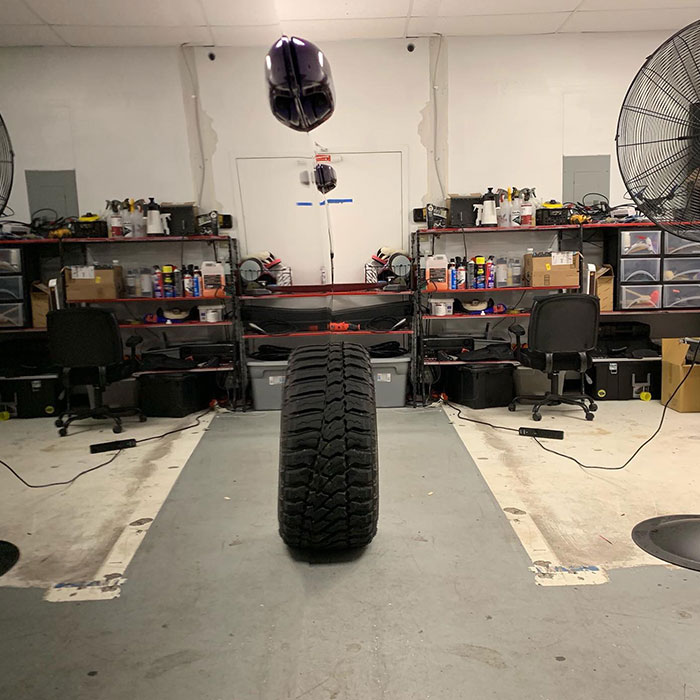 Without That Big Wheel Sticking Out You’d Never Know There’s A Truck In The Picture